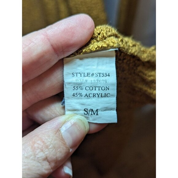 Altar’d State Womens Oversized Small/Medium Chunky Knit Sweater Cardigan Brown - Picture 6 of 9